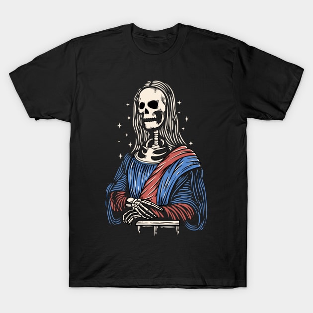 Skull Lisa T-Shirt by machmigo